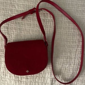 Tory Burch crossbody bag - deep crimson red